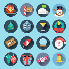 Christmas icons set 2
