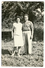 BULGARIA, CIRCA 1955 - couple - circa 1960