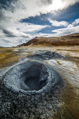 Iceland, Hverir geothermal field