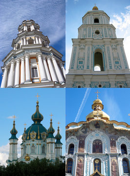 Old churches in Kiev, Ukraine