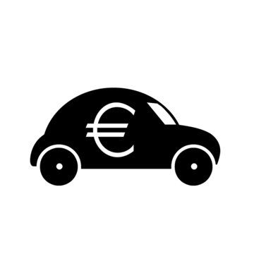 Euro sur une voiture