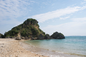 Fototapeta na wymiar Okinawa Pełne morze (Hamamatsu Higa Wyspa)