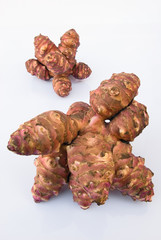 Topinambur root (Helianthus tuberosus)