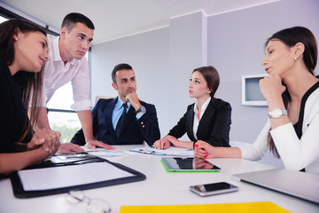 business people group in a meeting at office