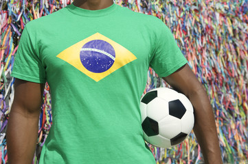 Brazilian Soccer Football Player Salvador Wish Ribbons