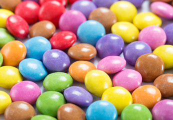 Fototapeta na wymiar Stack of Colorful candy