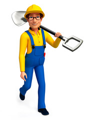 Plumber with Spade