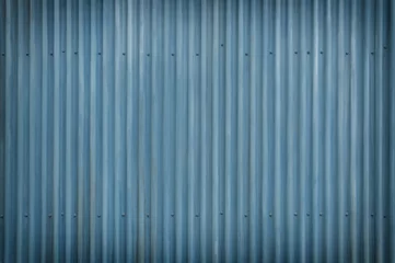 Afwasbaar Fotobehang Metaal Koele blauwe metalen grunge-achtergrond