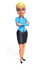 Fototapeta premium Office smart girl