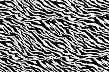 The fabric of motifs zebra - obrazy, fototapety, plakaty