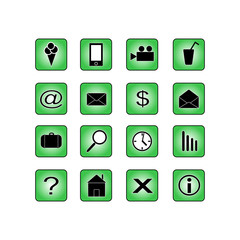 set of icons