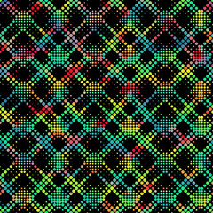 Obraz premium Colorful Pixel Pattern
