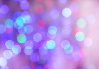 Festive background of lights
