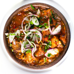stew beef with onion and pomegranate