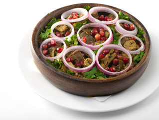 stew beef with onion and pomegranate