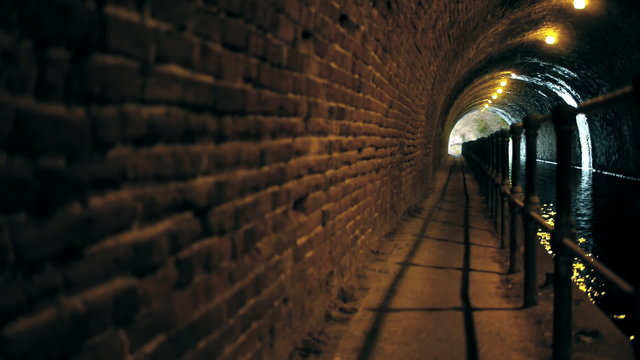 Canal tunnel.