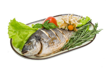 Grilled dorada