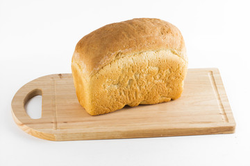 baking on the white background