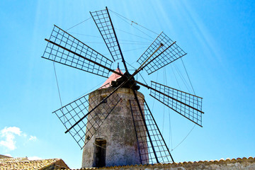 Old mill for the collection of salt - Nubia, Trapani