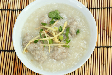 Chinese porridge rice