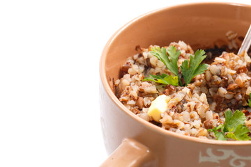 boiled buckwheat