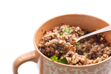 boiled buckwheat