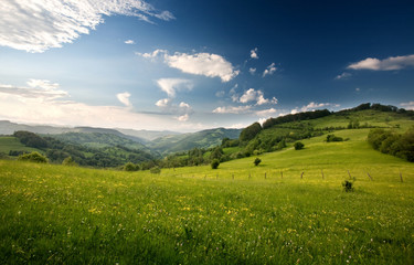 Majestic mountains landscape