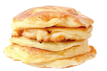 Homemade cheese pancakes