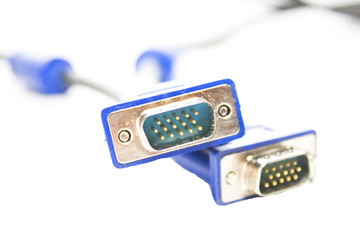 VGA cable connector and digital video cables