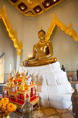 Golden Buddha Statue at Wat Traimit in Bangkok
