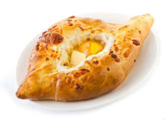 khachapuri Georgian cheese pastry