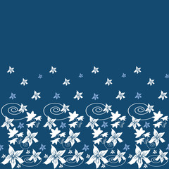 Fototapeta premium Seamless floral pattern