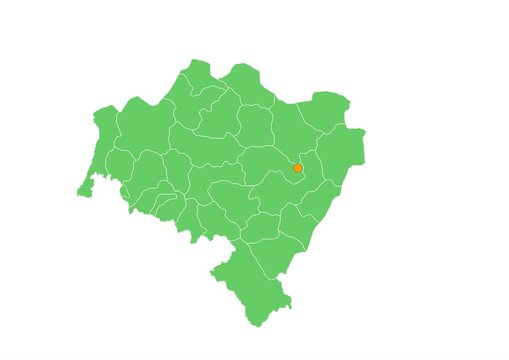 Administracyjna mapa województwa 