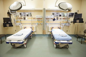 View Of Empty Emergency Room