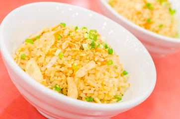 Fried garlic rice