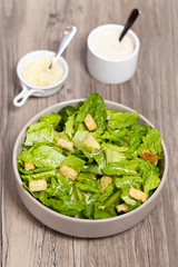 Classic Caesar Salad with croutons