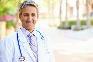 Outdoor Portrait Male Doctor