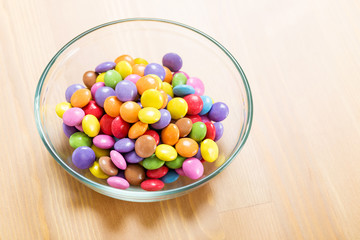 Candy in bowl
