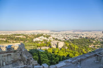 Gordijnen Athens. View of Areopagus from Acropolis © Valery Rokhin
