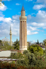 Fototapeta na wymiar Yivli Minare Antalya