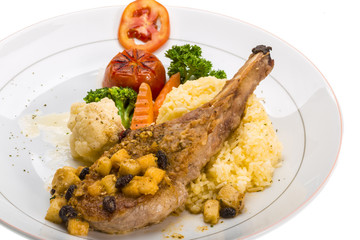 Pork t-bone steak