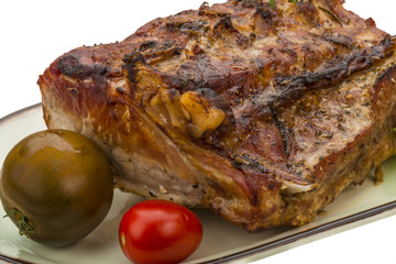 Grilled pork