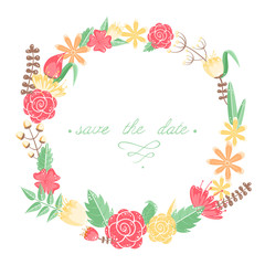 Elegant floral congratulation card © Yuzach