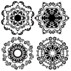 oriental border and ornament eight