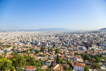 Schilderijen op glas View of Athens © Valery Rokhin