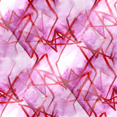 art avant-garde purple background hand paint seamless wallpaper
