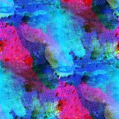 art blue, red seamless texture watercolor