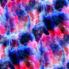art hand red, blue paint background seamless wallpaper watercolo