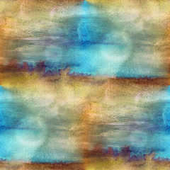 texture watercolor brown, blue seamless