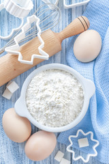 Flour and eggs